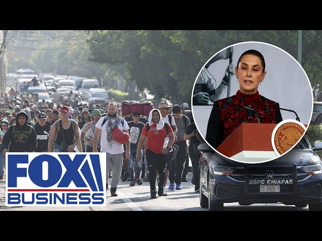 ⁣Mexican president reveals caravans no longer arriving at US border amid tariff threat