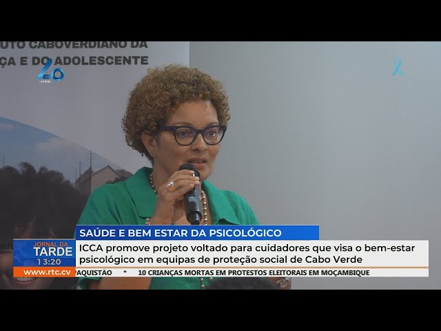 ⁣ICCA promove projeto para bem-estar psicológico de cuidadores em Cabo Verde