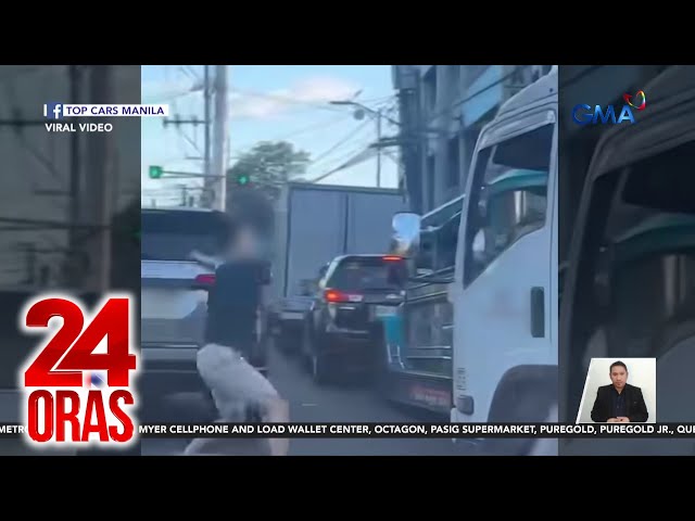 ⁣SUV driver, sinugod at hinampas ang closed van ng nakaalitan sa kalsada | 24 Oras