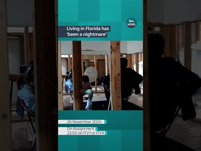 ⁣Living in Florida was a nightmare after surviving the hurricanes. #itvnews #florida #hurricane