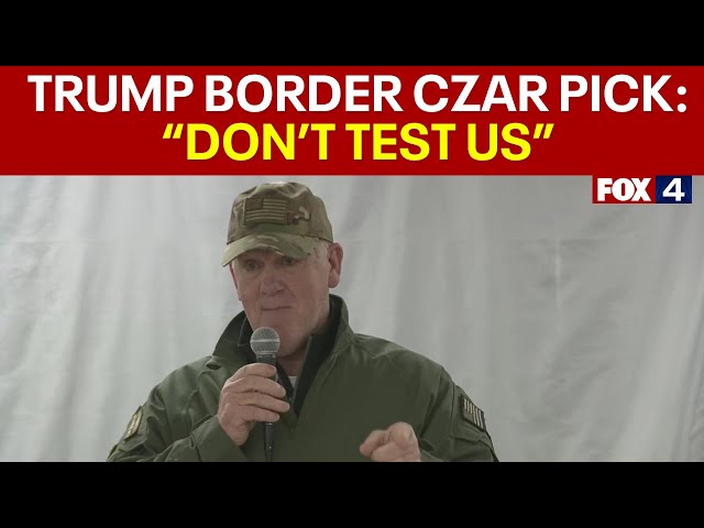 ⁣Trump Border Czar pick: "Don't test us" | FULL SPEECH