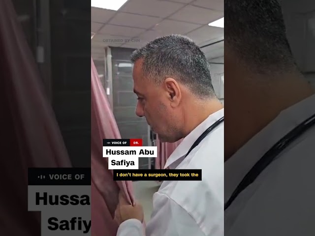 ⁣See inside besieged Gaza hospital