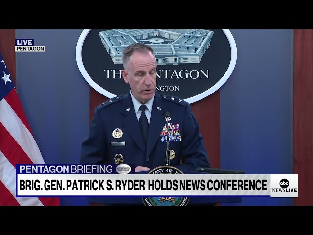 ⁣LIVE: Pentagon officials hold news conference