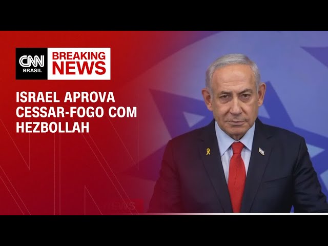 ⁣Israel aprova cessar-fogo com Hezbollah | CNN 360º