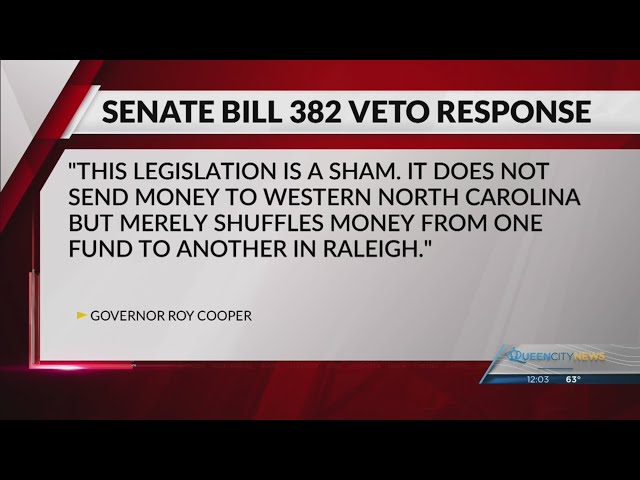 ⁣Bill granting Helene funds but stripping state power vetoed