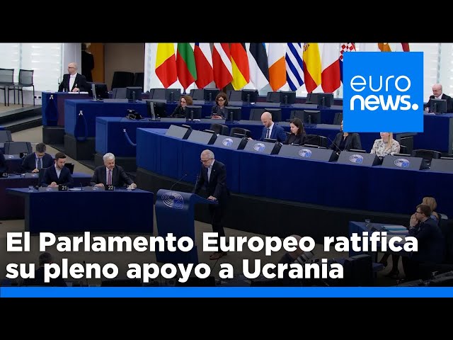 ⁣El Parlamento Europeo ratifica su pleno apoyo a Ucrania contra la invasión de Rusia