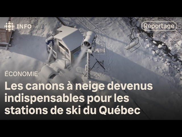 ⁣L'investissement des stations de ski pour offrir des pentes enneigées