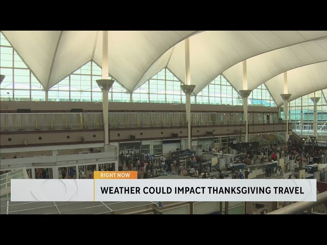 ⁣Winter storm coming to Colorado could impact Thanksgiving holiday travel