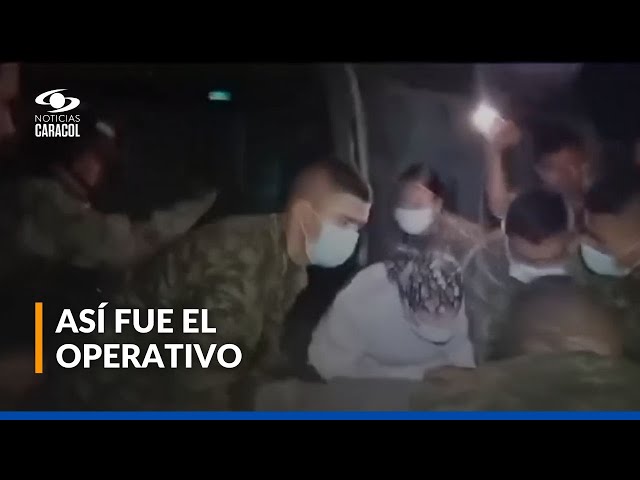 ⁣Militares rescataron a disidentes heridos en el Valle del Cauca