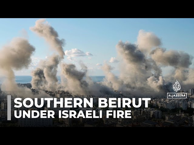 ⁣Southern Beirut under Israeli fire: Forced evacuation orders issued amid ceasefire talks