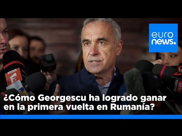 ⁣Georgescu, candidato anti-OTAN y prorruso, gana la primera vuelta de las presidenciales en Rumanía