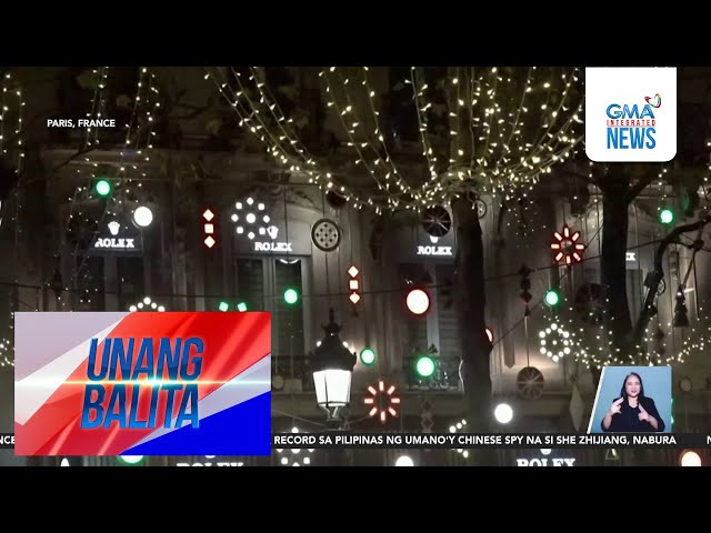 ⁣Champs-elysees, pinailawan na; Senyales na simula na ang holiday season sa Paris | Unang Balita