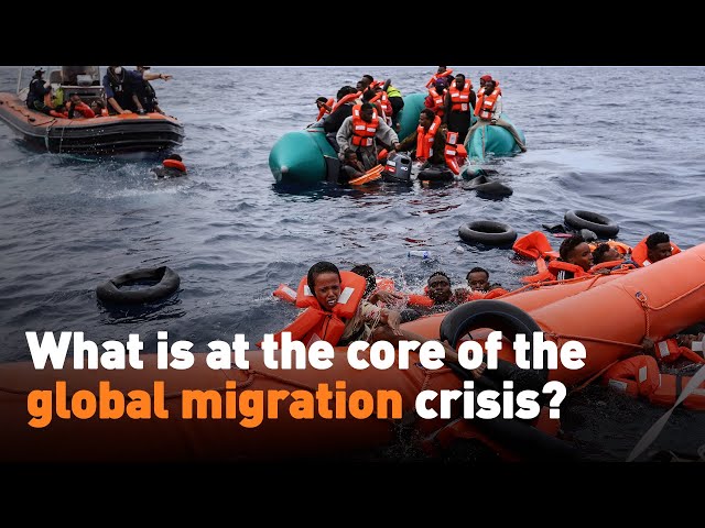 ⁣What is at the core of the global migration crisis?