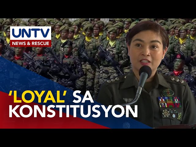 ⁣AFP, tapat sa Konstitusyon at hindi nangangailangan ng loyalty check – Spox