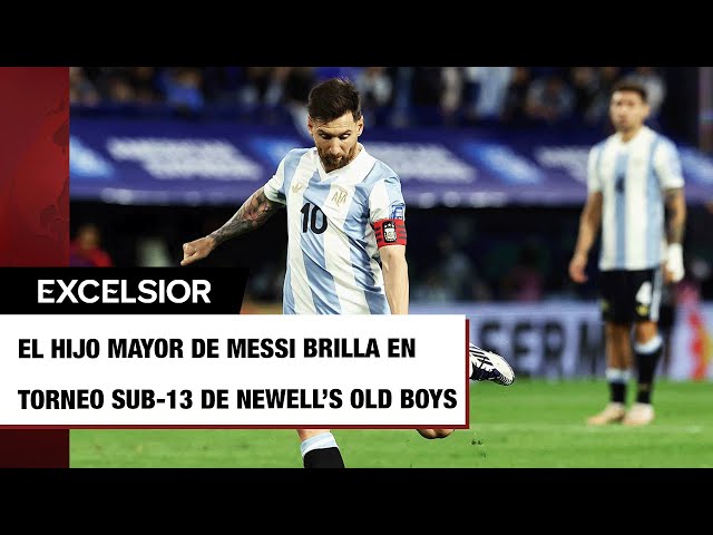 ⁣Debutó el hijo mayor de Messi en la Newell’s Cup