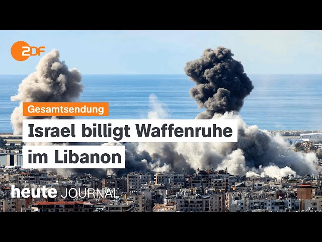 ⁣heute journal vom 26.11.2024 Israel billigt Waffenruhe, G7-Treffen in Italien