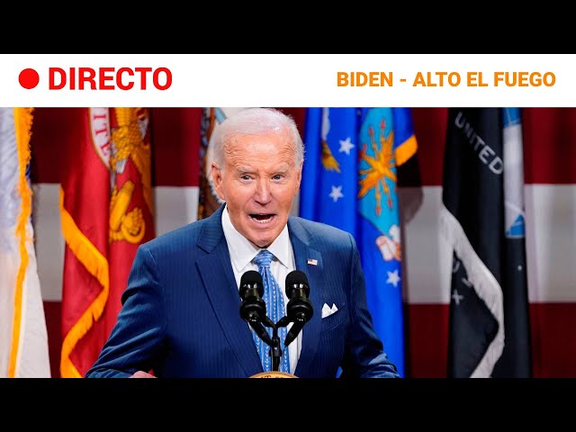 ⁣ISRAEL-LÍBANO: Comparecencia de JOE BIDEN tras la aprobación de un ALTO el FUEGO | RTVE Noticias