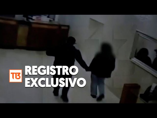 ⁣Las primeras imágenes de Monsalve entrando al hotel Panamericano con su denunciante