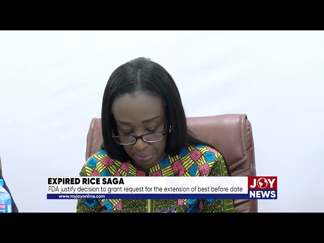 ⁣Expired rice saga: FDA justify decision to grant request for the extension of best before date