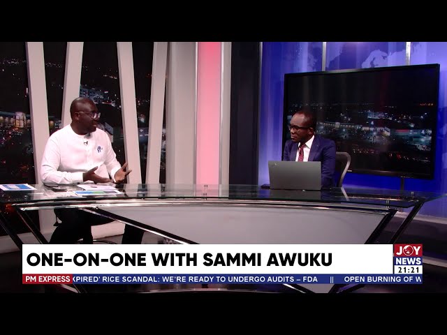 ⁣One-on-one with Sammi Awuku | PM Express with Evans Mensah (26-11-24)