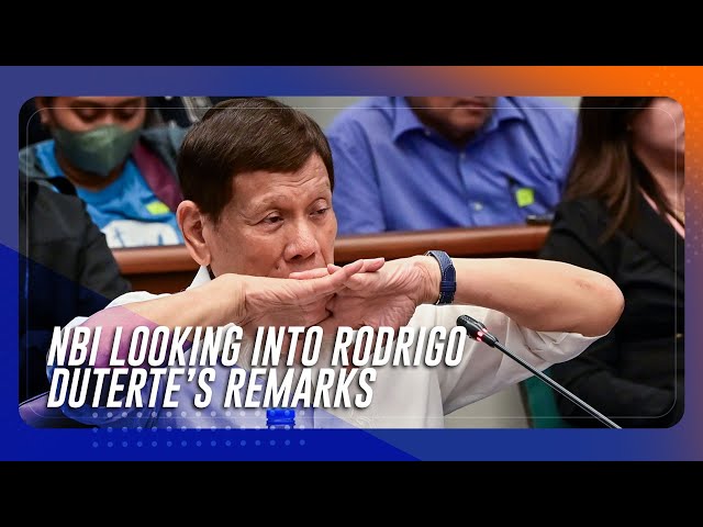 ⁣NBI looking into Rodrigo Duterte’s call for military action vs Marcos gov’t | TeleRadyo Serbisyo