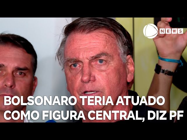 ⁣Bolsonaro teria atuado como figura central na tentativa de golpe, segundo relatório da PF