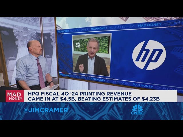 ⁣HP Inc. CEO Enrique Lores goes one-on-one with Jim Cramer