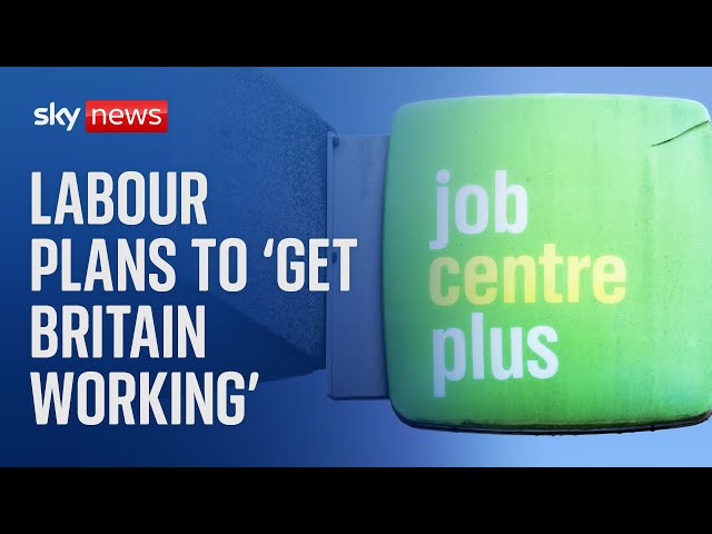 ⁣Extra NHS capacity and Jobcentre reforms in Labour's plan to 'get Britain working'