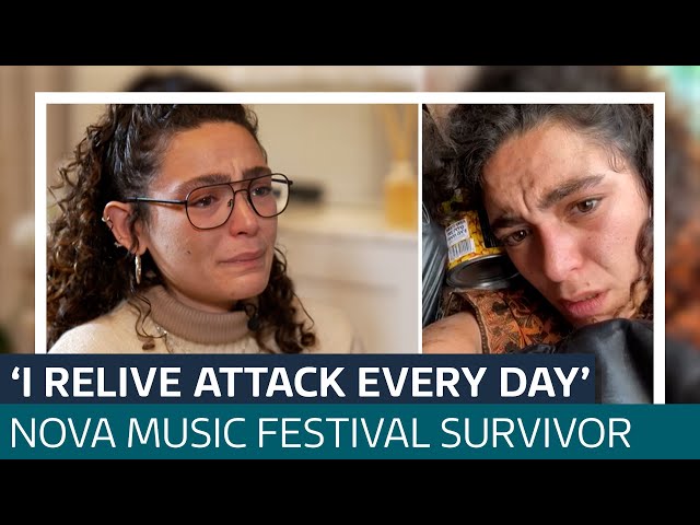 ⁣Nova Festival survivor says she 'relives' October 7 attacks 'every day' | ITV Ne