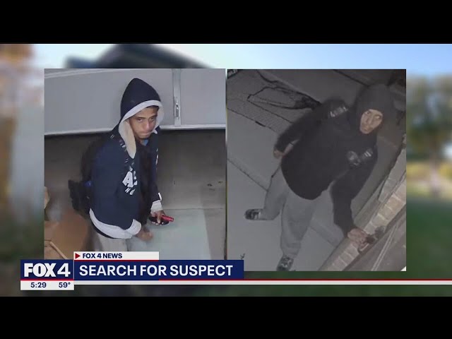 ⁣Far North Dallas residents band together after man caught on camera breaking into homes