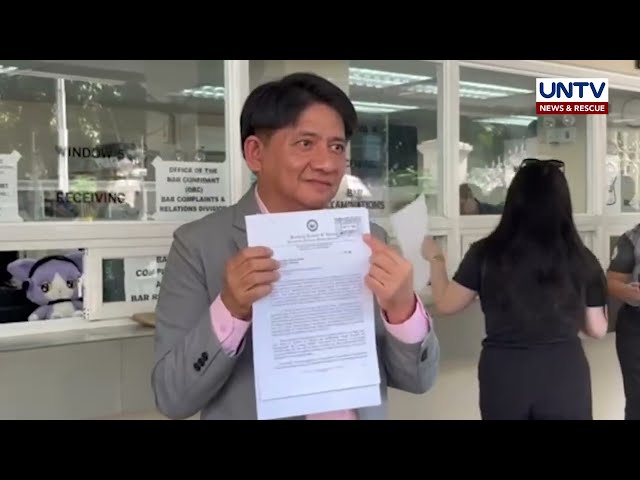 ⁣Gadon files a disbarment case vs VP Sara Duterte