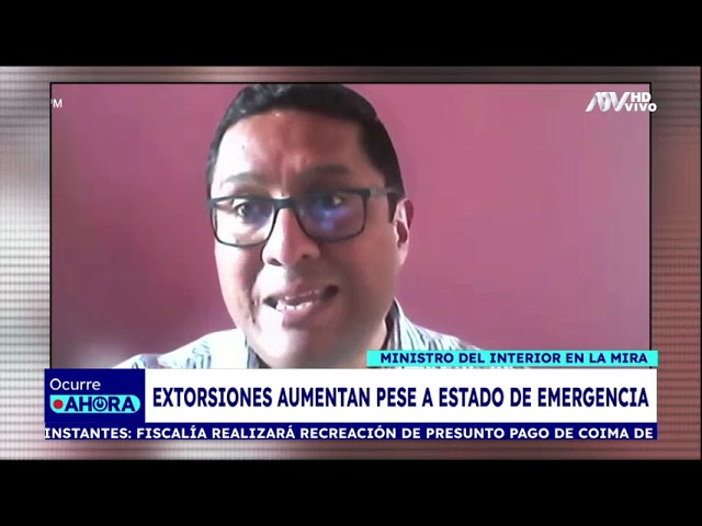 ⁣¡Ministro del Interior en la mira! Extorsiones aumentan pese a estado de emergencia