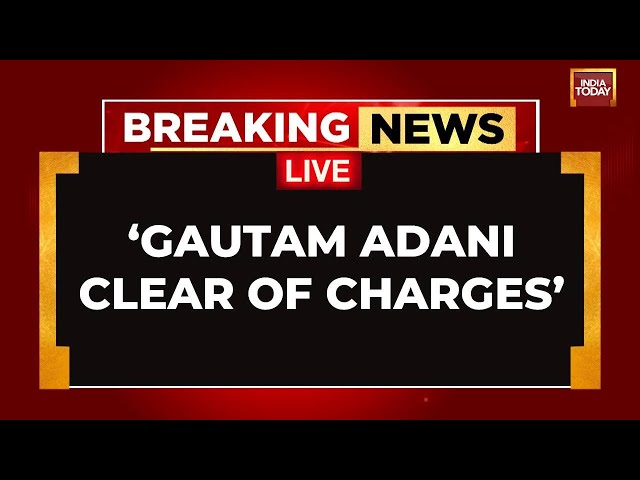 ⁣Adani NEWS LIVE: US Indictment Finds No Bribery Charges Against Gautam Adani, Sagar: Adani Group