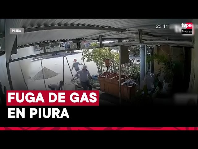 ⁣Fuga de gas en Piura: Casi una tragedia tras daños en tubería durante construcción