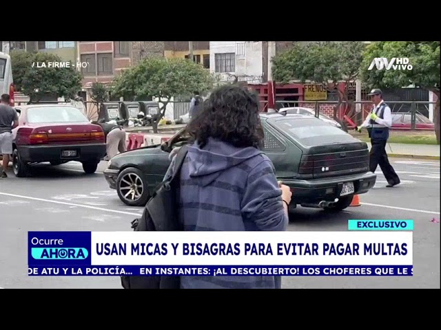 ⁣¡Exclusivo! Malos conductores usan micas y bisagras para evitar pagar multas