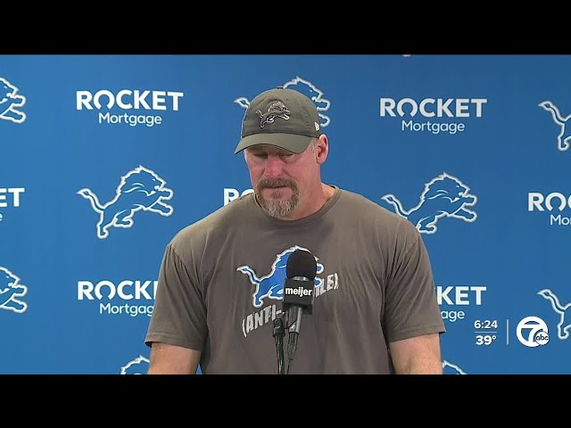 ⁣Dan Campbell explains why Lions waived James Houston