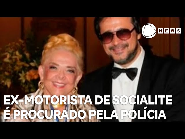 ⁣Ex-motorista de socialite Regina Lemos é procurado por cárcere privado