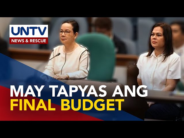 ⁣P733-M 2025 budget ng OVP, pasado sa Senado; AKAP, tinanggal sa panukala