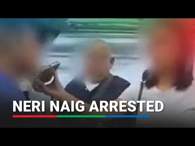 ⁣Neri Naig arrested for estafa | ABS-CBN News