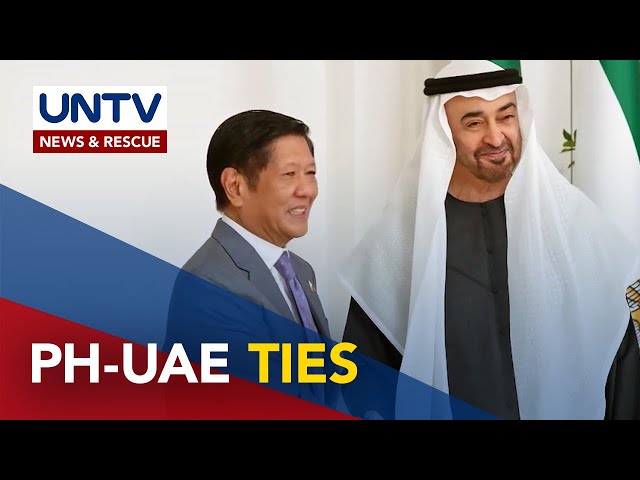 ⁣PBBM, nakauwi na sa Pilipinas galing sa one-day working visit sa UAE