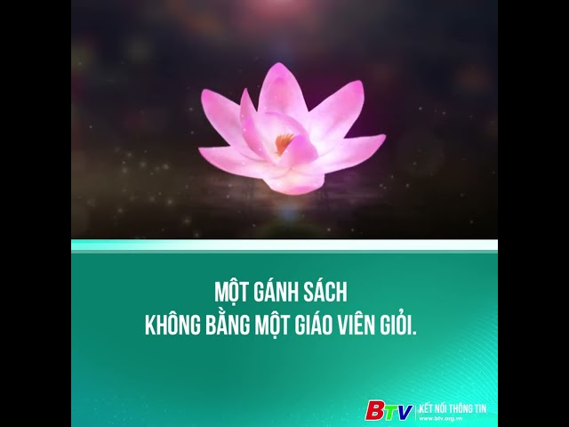 ⁣Một gánh sách không bằng một giáo viên giỏi