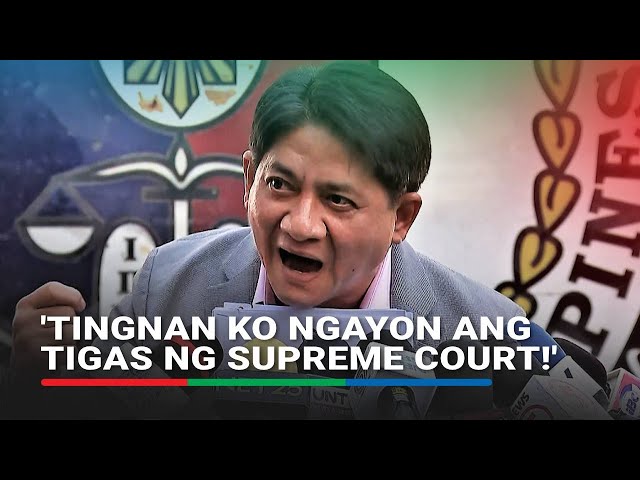 ⁣'Hindi fair!' Disbar Sara Duterte, disbarred lawyer Gadon asks Supreme Court