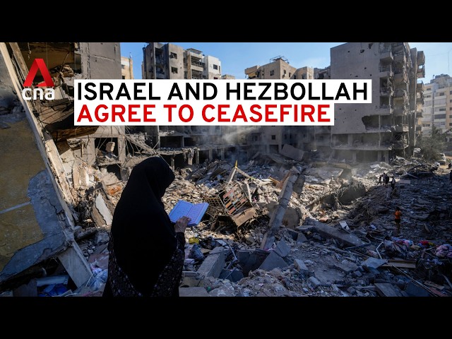 ⁣Israel and Hezbollah agree to ceasefire