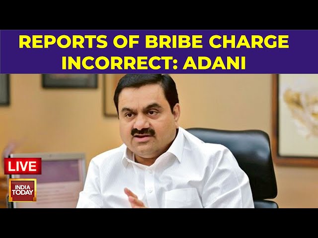 ⁣Adani Indictment LIVE NEWS | 'No Bribery Charges Against Gautam Adani, Nephew In US Indictment&