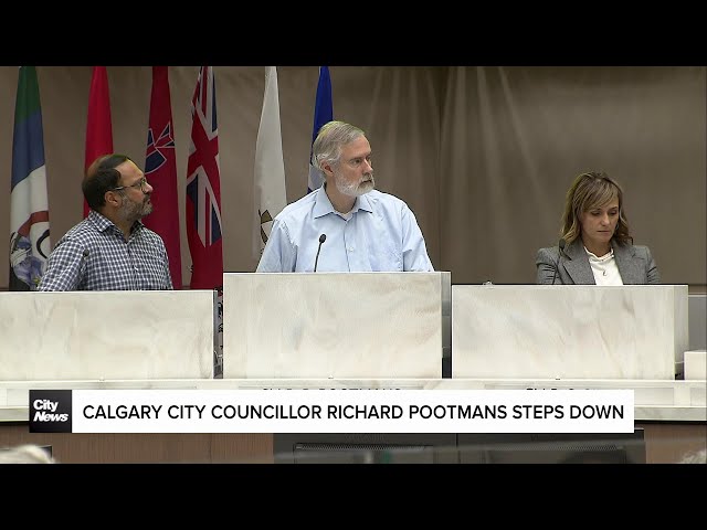 ⁣Calgary city councillor Richard Pootmans steps down