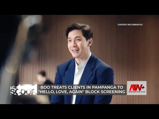 ⁣The Scoop: Hello, Love, Again Block Screening at SM Clark, Pampanga