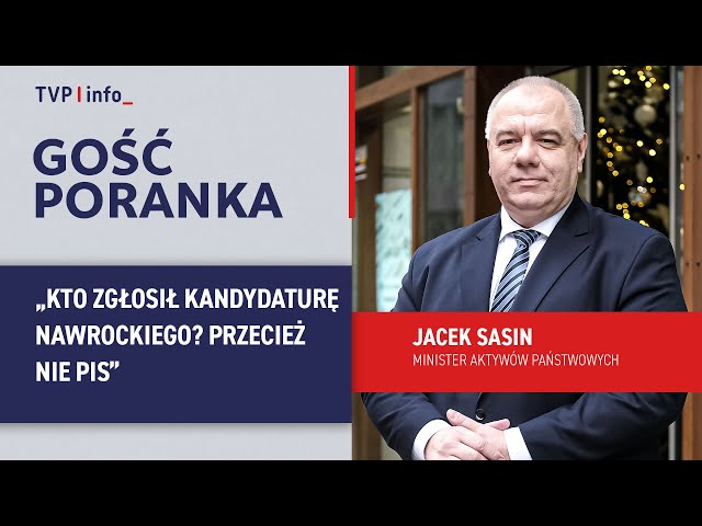 ⁣Jacek Sasin: Kto zgłosił kandydaturę Nawrockiego? Przecież nie PiS | GOŚĆ PORANKA