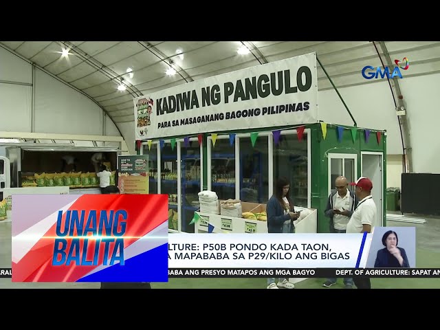 ⁣E.O. na nagpapababa sa taripa ng imported rice, isinusulong na i-review... | Unang Balita