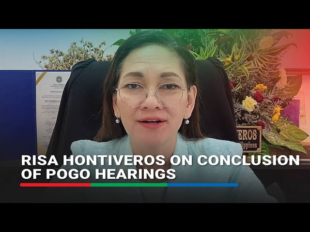 ⁣Statement of Sen. Risa Hontiveros on the closing of POGO hearing