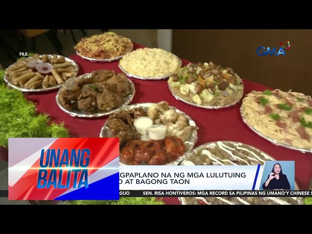 ⁣Ilang Pinoy, nagpaplano na ng mga lulutuing handa sa Pasko at Bagong Taon | Unang Balita